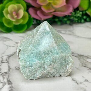 Amazonite Point Natural Sides, Amazonite Crystal, Crystal Gift, Crystal Decor #3